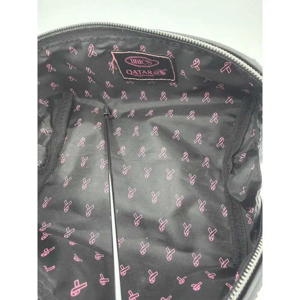 BRICS Hard Shell Toiletry Bag Blue Exclusive to Qatar Airways New Makeup Case0